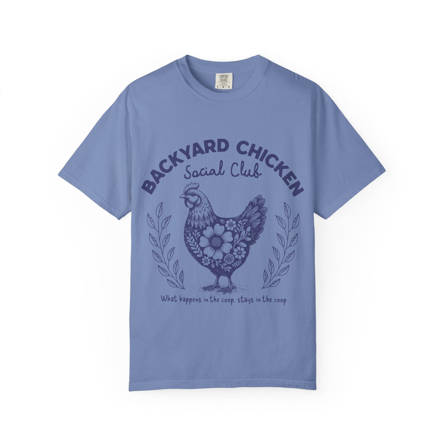 Backyard Chicken Social Club T-shirt, Funny Tee for Chicken Lovers, Cute Farm Apparel, Gift for Bird Enthusiasts, Perfect for Summer
