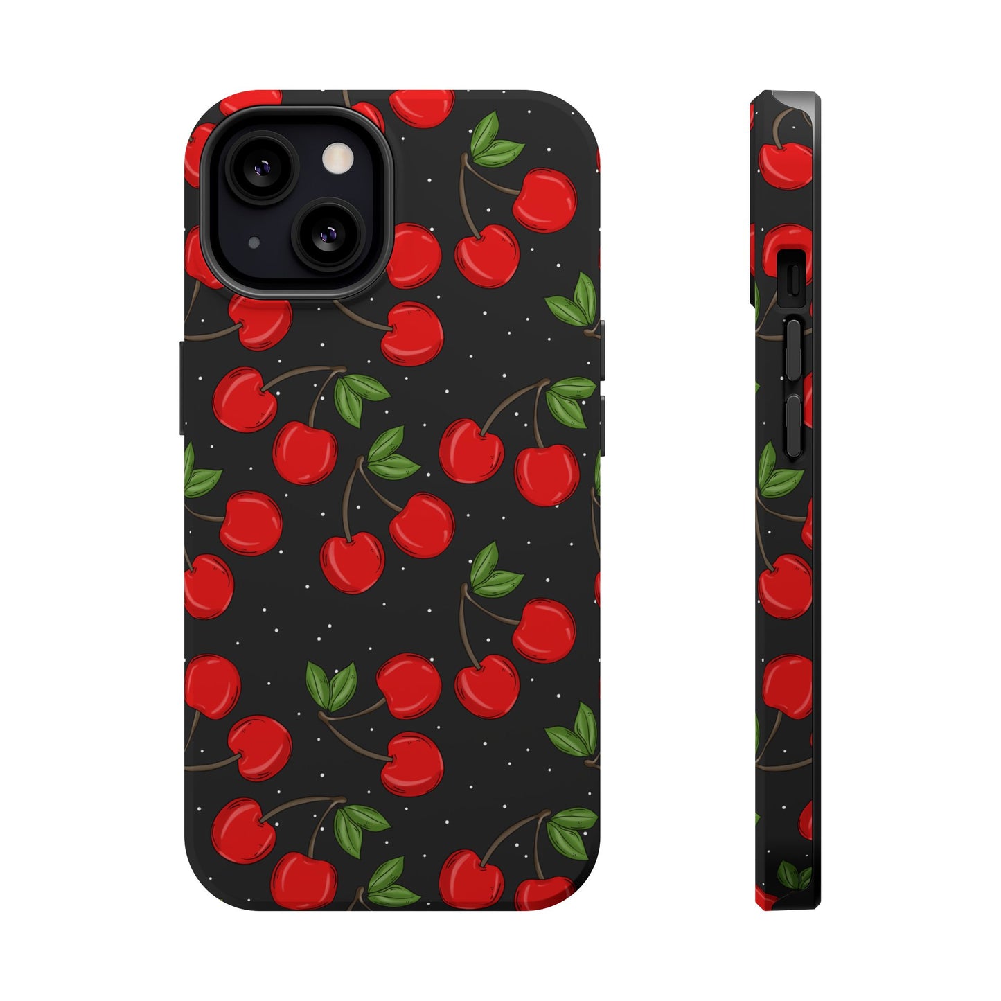 Cherry Pattern Magnetic Impact-Resistant Phone Case
