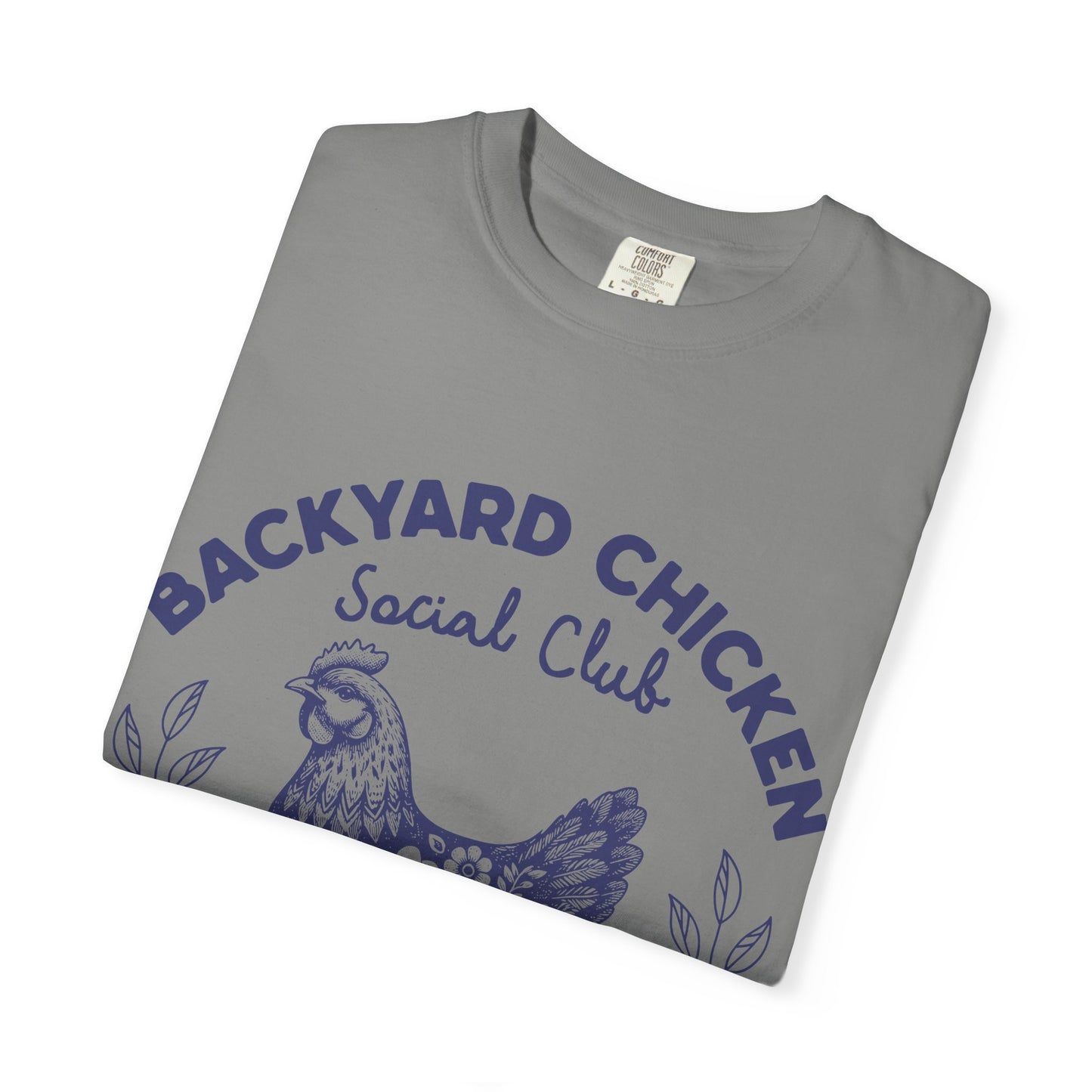 Backyard Chicken Social Club T-shirt, Funny Tee for Chicken Lovers, Cute Farm Apparel, Gift for Bird Enthusiasts, Perfect for Summer