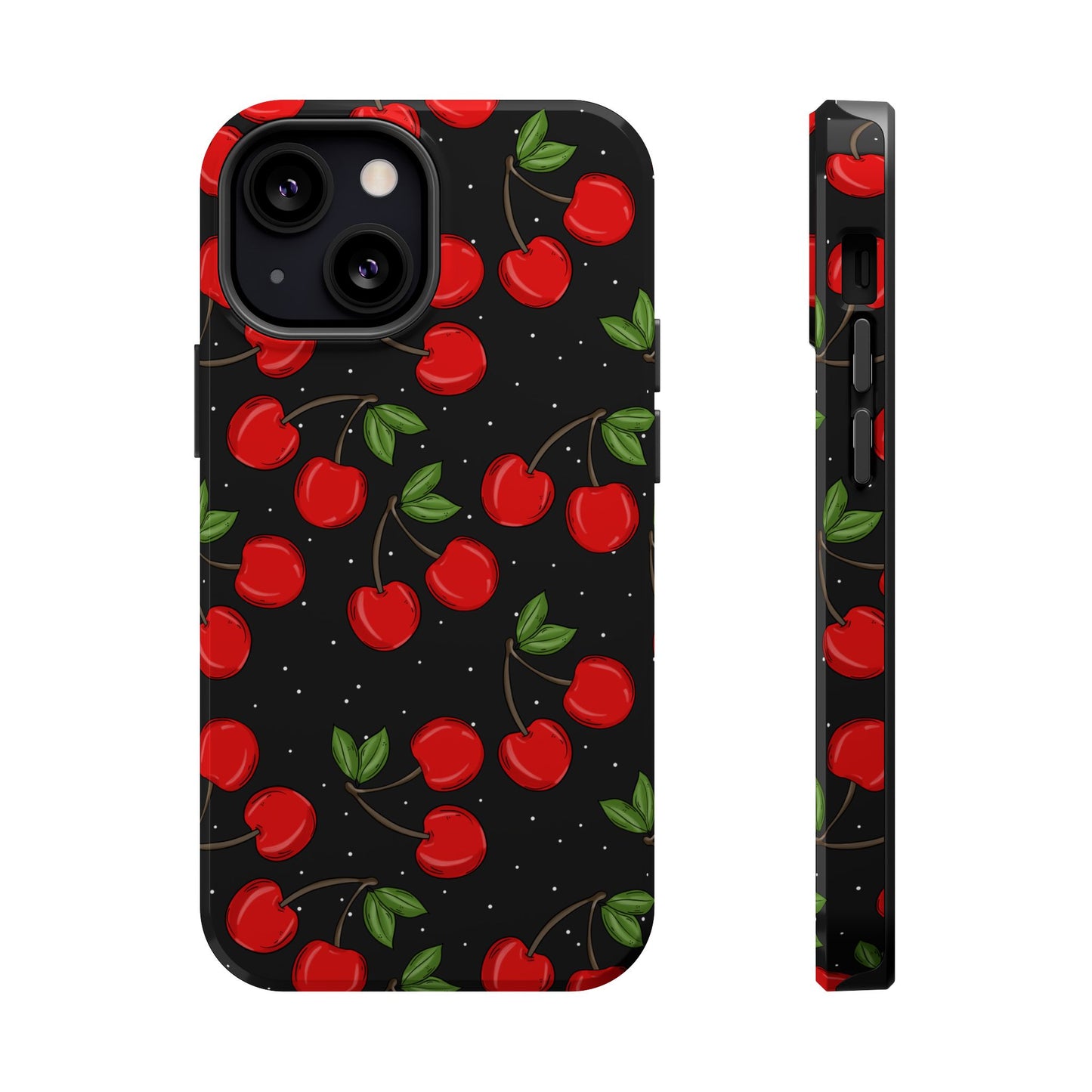 Cherry Pattern Magnetic Impact-Resistant Phone Case