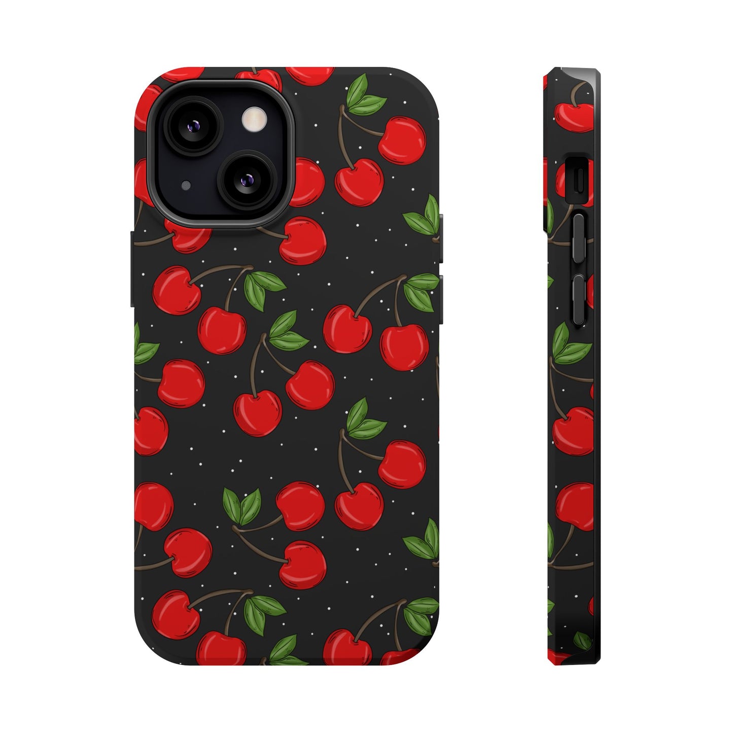 Cherry Pattern Magnetic Impact-Resistant Phone Case