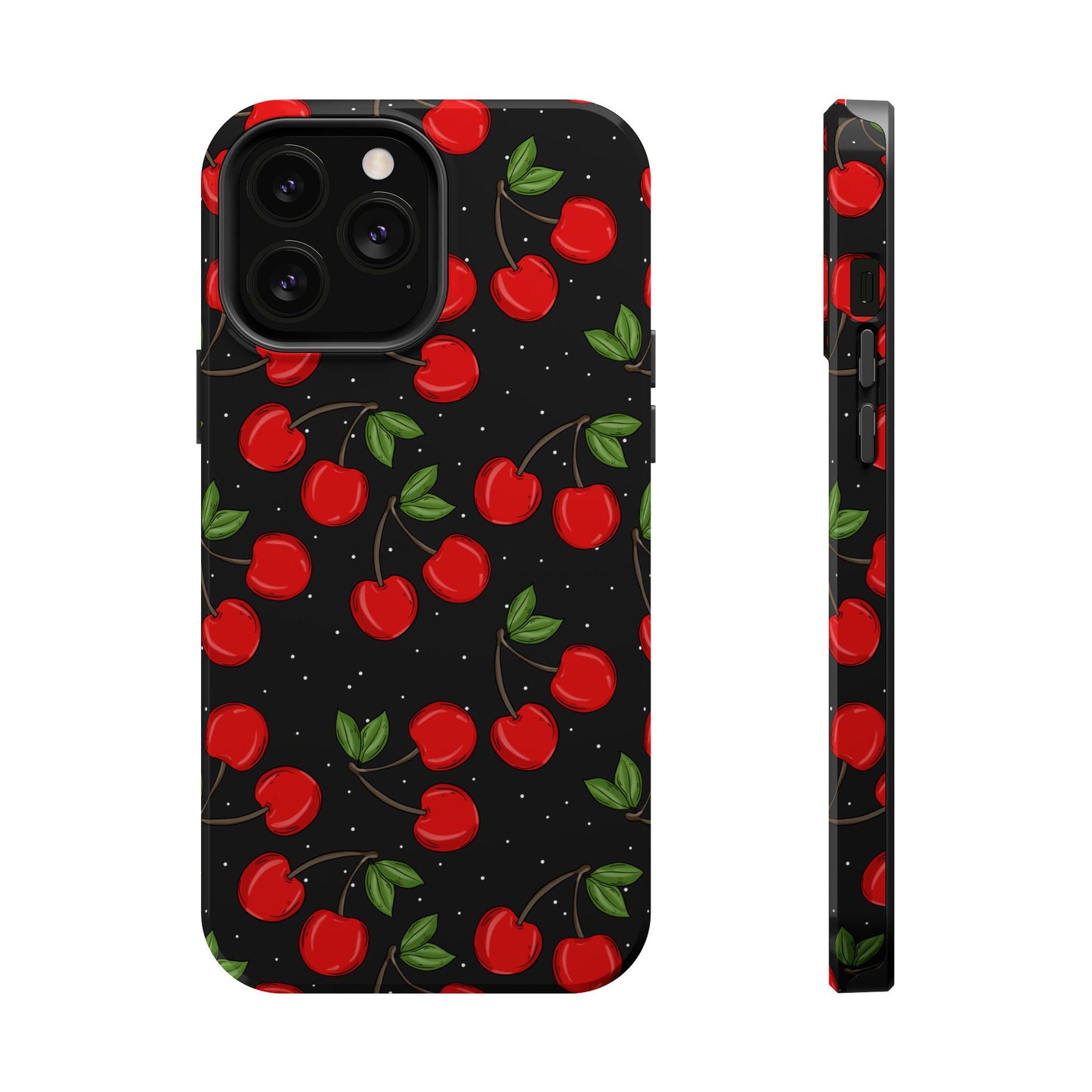 Cherry Pattern Magnetic Impact-Resistant Phone Case