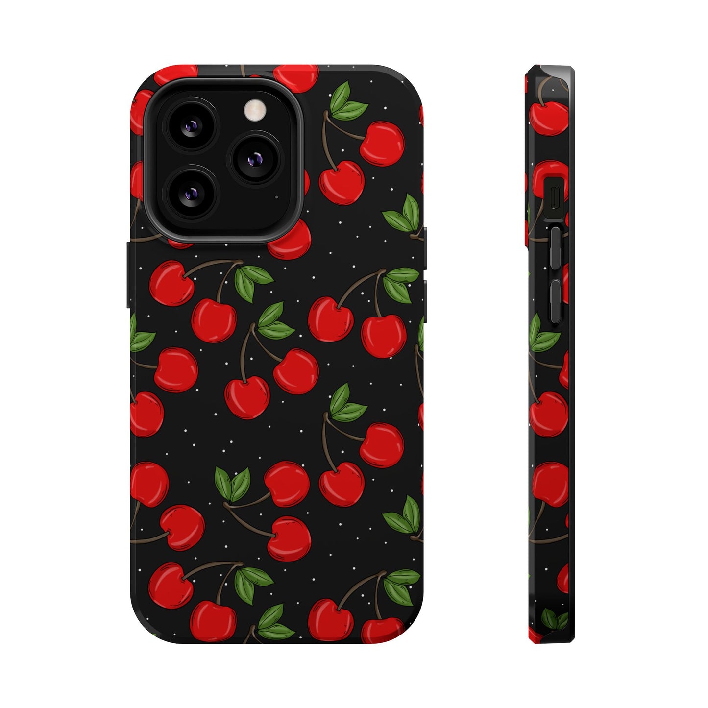 Cherry Pattern Magnetic Impact-Resistant Phone Case